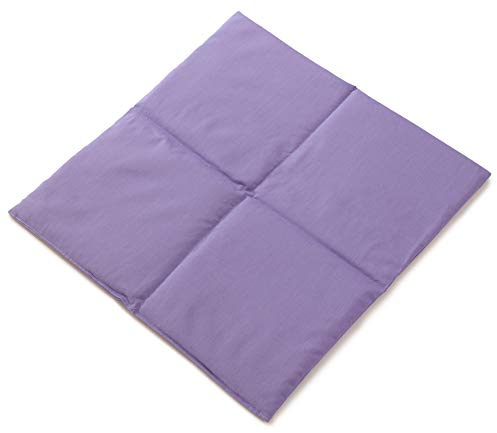 Grande cuscino con semi di uva- 40x40cm - 4 compartimenti- lilla - Cuscino termino con semi