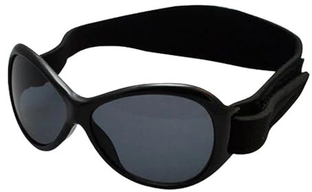 Babybanz Retro Sonnenbrille schwarz, 0-2 Jahre