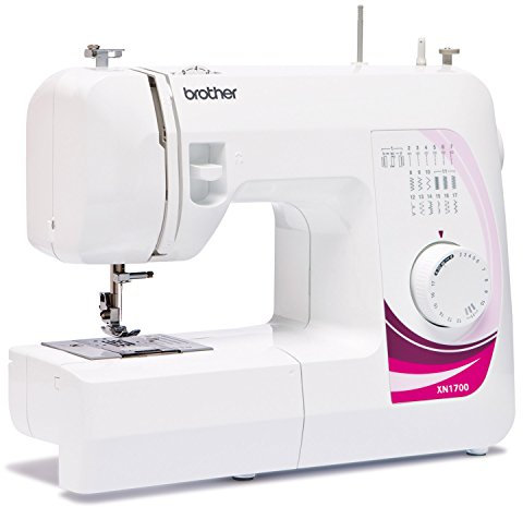 Brother XN1700 Macchina da Cucire, con portarocchetto Superiore, 17 programmi di Cucitura