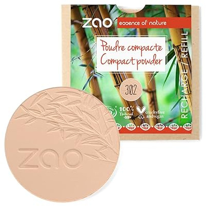 ZAO essence of nature - Recharge Poudre teint compacte 302 Beige orangé - 9 gr