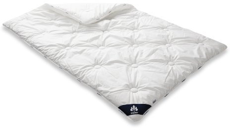 Badenia Bettcomfort Steppbett Irisette Atmosphere Duo Winterdecke, 155 x 200 cm, weiß