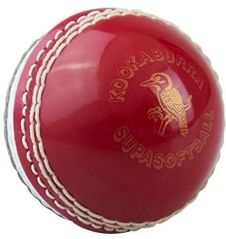 Kookaburra Super Softaball, Red/White, Mens