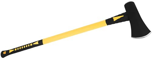 Performance Tool M7111 8-Pound Splitting Maul with Fiberglass Handle, Black/Yellow
