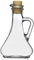Dajar Pasabahce Carafe en Verre avec Bouchon 260 ML pour Huile, vinaigre, Bouteille en Verre à remplir, étanche, avec Anse Passe au Lave-Vaisselle