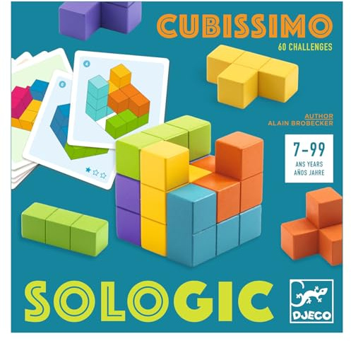 Djeco DC8477 Djeco - Action- und Reflexspiele, Lernspiele,, Kubissimus, Mehrfarbig (15)