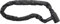 Contec Unisex – Erwachsene PowerLoc Schloss, schwarz, Ø 10 mm, 110 cm lang