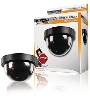 König SEC-DUMMYCAM50 Camera Dôme CCTV Factice d'intérieur