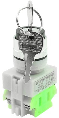 Sourcingmap On/Off/On Rotary Selector Select Switch W 2 Keys DPST