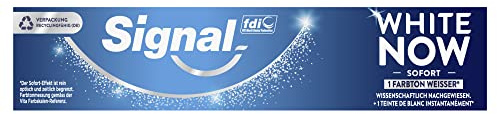 Signal Zahnpasta White Now für sofort 3x weißere Zähne* und Langzeit Whitening Effekt** Zahnpflege für den täglichen Gebrauch 75 ml 1 Stück