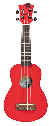 Octopus Soprano Ukulele School Package - Red