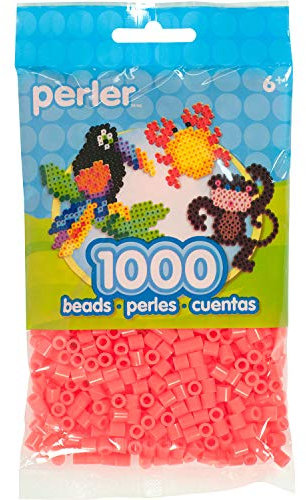 Perler PRL19059 80-19059 Plastic Fused Beads, Paper Iron, Various