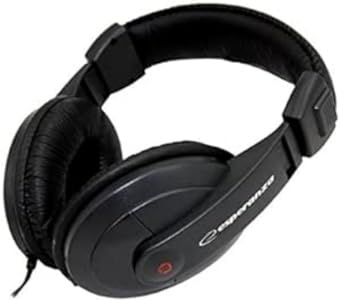 ESPERANZA EH120 Nero Circumaurale Padiglione auricolare cuffia