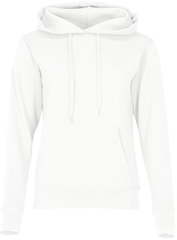Fruit of the Loom Women's Hooded Sweatshirt Classic, White, 8 (Manufacturer Size:X-Small)