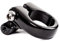 Sattel Schelle Klemme M-Wave mit Gepäckträger Befestigung Ösen 28,6mm Alu schwarz