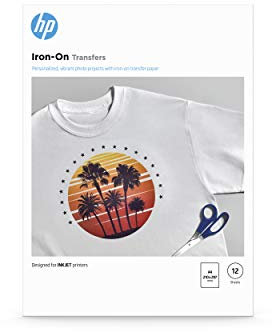 HP C6050A, A4/210 x 297 mm, Iron-on Transfers, 170 gsm, 12 Sheets