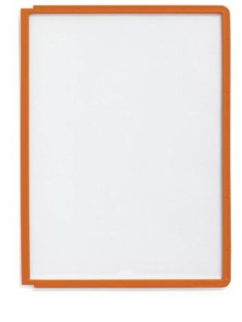 Durable Sichttafel Sherpa Panel A4, 5 Stück, orange, 560609