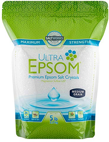 Ultra Epsom Premium Epsom Salt, Medium - 5 lb Bag