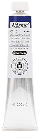 Schmincke – Norma® Professional - feinste Künstler-Ölfarben, Ultramarinblau dunkel - 200 ml