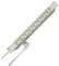 Kopp 930804013 PROFIversal 8-fach mit Schutzk.-Std., 45 Grad gedr. Töpfen, 5 mm², 2 m, 250 VAC, 16 Amp, Weiß