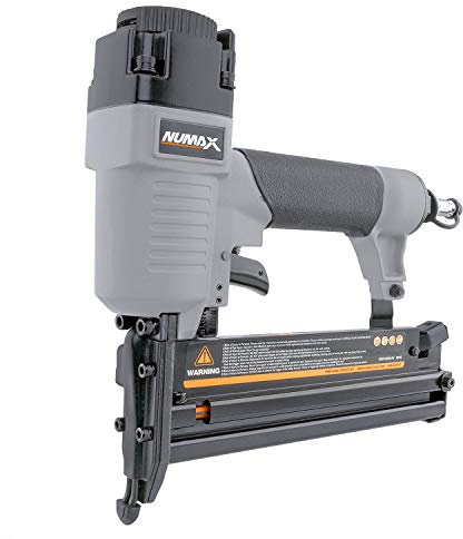 NuMax 2-in-1 18-Gauge Pneumatic Brad Nailer and Narrow Crown Stapler, Lightweight Finish Tool for Trim, Baseboards, Cabinet Backing, and DIY Projects, S2-118G2