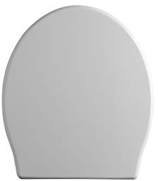 Gala Klea – Asiento Fijo para Inodoro, Incluye Kit de Fijación y Bisagras de Acero Inoxidable, Color Blanco, Medidas 37.5 x 5 x 43.2 cm – Modelo G5168501