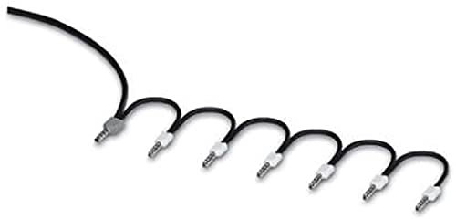 PHOENIX CONTACT DB 50-90 BK Flexible Drahtschleifenbrücke, 50-Polig, 0.5mm2 Leiterquerschnitt, 90mm Schleifenlänge, 8mm Länge der Aderendhülsen, Schwarz