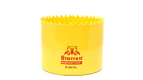 Starrett HSS Bi-Metal Fast Cut Hole Saw - 57mm - For Metal, Wood, Plastics