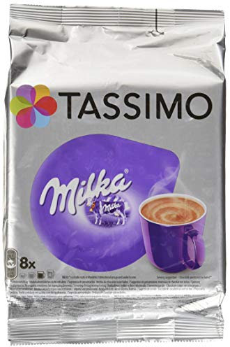Bosch Tassimo - Cápsulas Discos T 'Milka Hot Chocolate' para Máquina de Café (en Paquetes de 1, 2, 3, 5 o 10 Piezas) - Cantidad del paquete: 1 Paquete