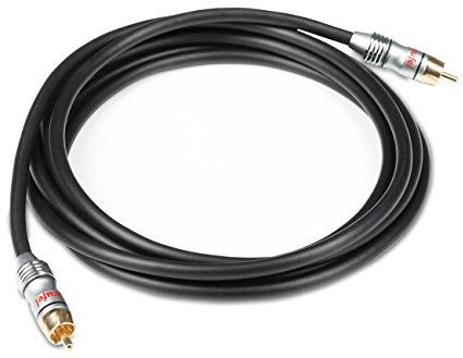 Teufel 2,5 m Subwoofer-Kabel an AV Receiver C3525W Schwarz