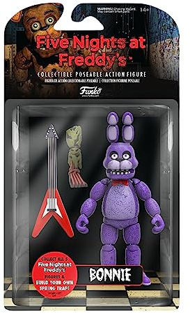 Funko 5 Articulated Action Figure: Five Nights At Freddy's (FNAF)- Bonnie The Rabbit - Giocattolo da Collezione - Idea Regalo - Merchandising Ufficiale