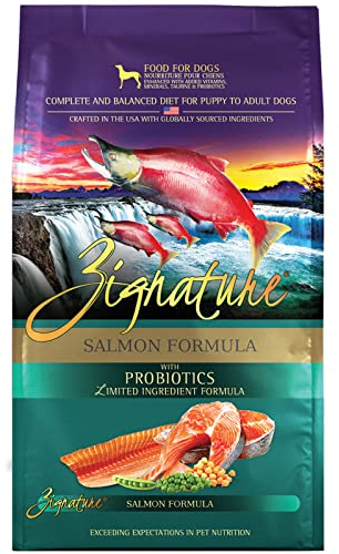 Zignature, Salmon Limited Ingredient Formula Grain-Free Dry Dog Food, 25-lb