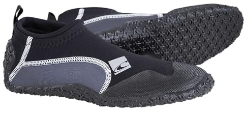 O'Neill Wetsuits Reactor Reef Boots - Black/Coal, Size US 9