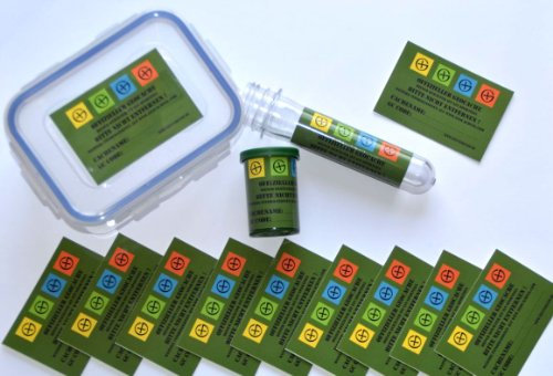 10 x Geocaching Aufkleber, Finderhinweis, Dosenaufkleber, Petling, Lock&Lock Sticker