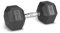 Lex Quinta Hex Hantel - Hexagonal Dumbbell - 1x Kurzhantel gummiert (17.5)