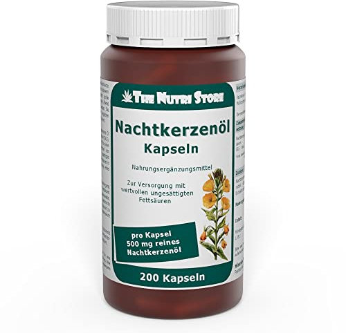 Nachtkerzenöl 500 mg pro Kapsel - 200 Stk.