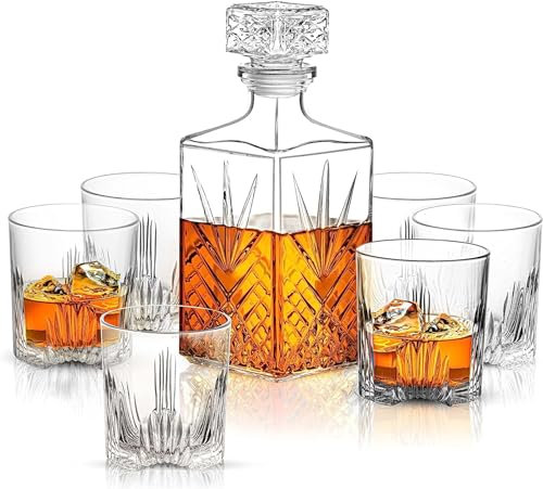 Selecta Whiskyset Whisky-Set 6 Gläser + Karaffe Italy Geschenk
