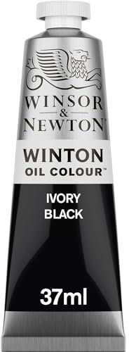 Winsor & Newton Winton Huile 37ml 331 Noir d'Ivoire