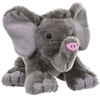 Wild Republic 10733 10831 Plüsch Afrikanisches Elefanten Baby Cuddlekins Kuscheltier, Plüschtier, 20 cm