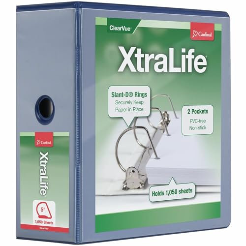 Cardinal Xtralife ClearVue Klemmbinder, schräg