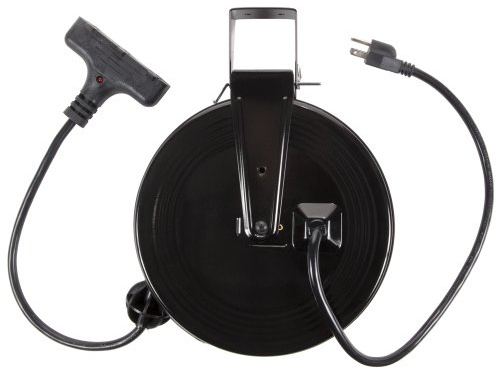 Bayco SL-801 13-Amp 30-Foot Triple-Tap Retractable Reel