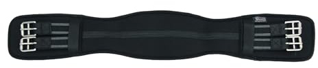 Sottopancia in neoprene per bardatura del cavallo per dressage, Black, 66 cm