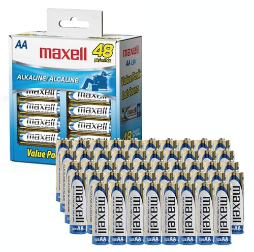 MXLAA48BOX - Maxell 48PK AA Batteries Box