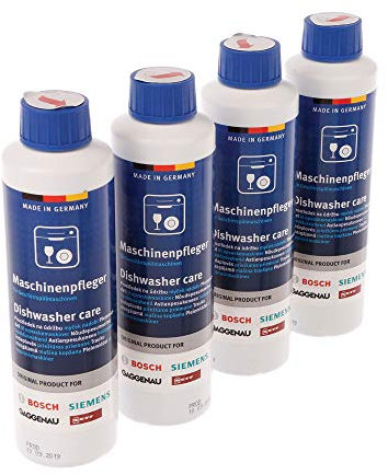 Bosch 00311566 Vorteilspaket 4x Maschinenpfleger für Spülmaschinen 4x 250 ml