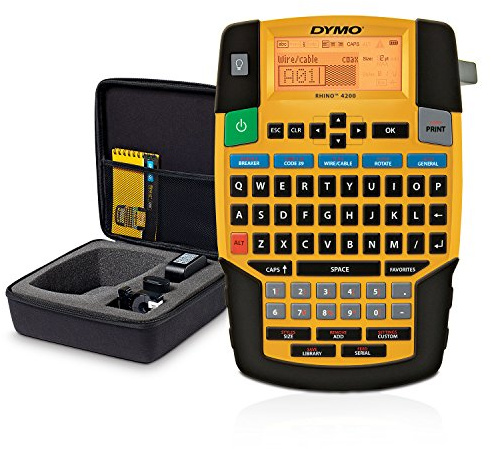 Dymo Rhino QWERTY Kit Fall – gelb