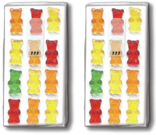 2x 10 Taschentücher Jelly babies – Gummibärchen/Kinder/Motivtaschentücher