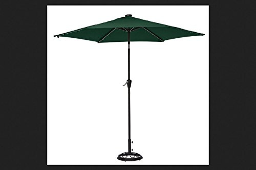 Solar Umbrella9'Hntr Grn