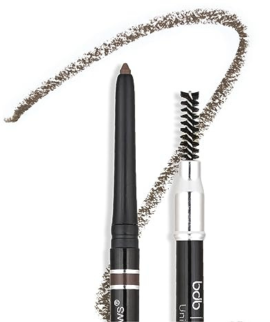 Billion Dollar Brows Universal Eyebrow Pencil – Dual-Ended Design with Precision Tip & Spoolie, Matte Finish, Waterproof, Easy to Use, Vegan & Cruelty-Free for Perfectly Defined Brows