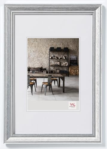 walther design Bilderrahmen silber 13 x 18 cm Lounge Designrahmen JA318S