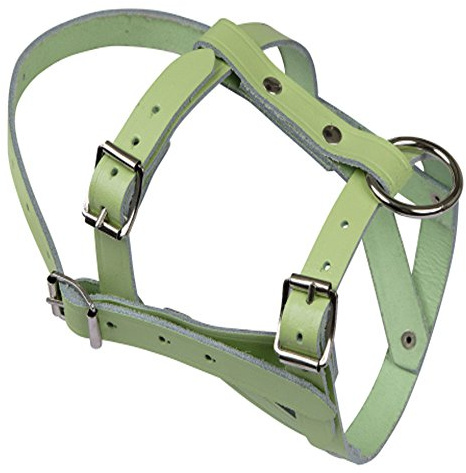 Cabestro para ovejas y caballos, cuero/blanco – A01195