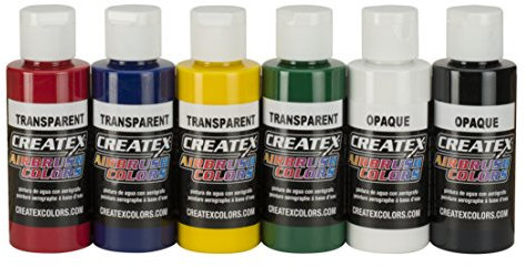 Createx Colors 5801-00 Airbrush-Farbset, 56,7 ml, mehrfarbig, 320 ml